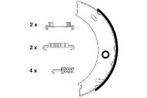 Колодки гальмові барабанні для моделей: HYUNDAI (SANTA-FE), MERCEDES-BENZ (SPRINTER,SPRINTER,SPRINTER), VOLKSWAGEN (
