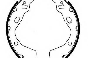 Тормозные колодки барабанные для моделей: KIA (PRIDE, PRIDE,PRIDE), MAZDA (121)