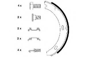Тормозные колодки барабанные для моделей: MERCEDES-BENZ (S-CLASS, S-CLASS,E-CLASS)