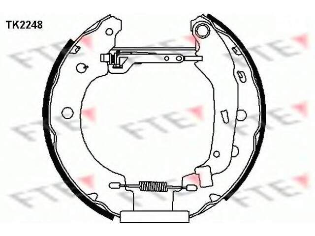 Тормозные колодки барабанные для моделей: NISSAN (KUBISTAR), RENAULT (KANGOO,KANGOO)