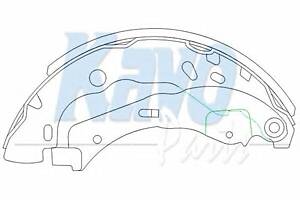 Тормозные колодки барабанные для моделей: NISSAN (MICRA, NOTE)