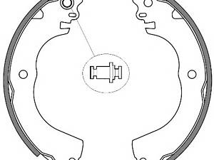 Тормозные колодки барабанные для моделей: NISSAN (TIIDA, TIIDA)