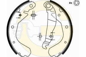 Тормозные колодки барабанные для моделей: OPEL (KADETT, KADETT,KADETT,KADETT,KADETT,CORSA,CORSA,CORSA,KADETT,KADETT,KAD