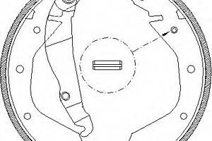Колодки гальмові барабанні для моделей: OPEL (KADETT, KADETT, KADETT, KADETT, KADETT, CORSA, CORSA, CORSA, KADETT, KADETT, KAD