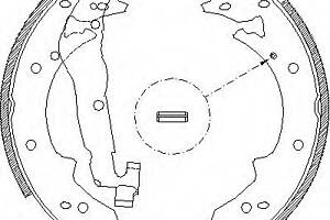 Тормозные колодки барабанные для моделей: RENAULT (RAPID, CLIO,ESPACE,16,18,18,20,21,21,25,30,21,21), VOLVO (340-360,34