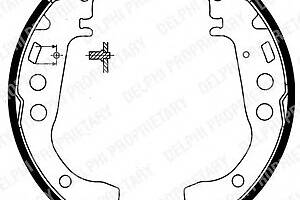 Тормозные колодки барабанные для моделей: TOYOTA (YARIS, YARIS,IQ)