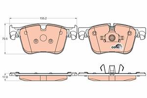 Тормозные колодки CITROEN C4 Picasso / CITROEN C4 PICASSO (DD_) 2013-2021 г.