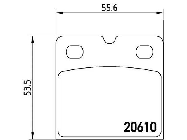 Тормозные колодки дисковые ACURA NSX / JAGUAR XK (X150) 1998-2016 г.