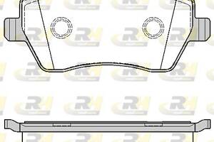 Тормозные колодки дисковые ACURA RDX / DACIA DUSTER 2001-2018 г.