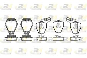 Тормозные колодки дисковые AUDI A6 C5 (4B5) / AUDI A6 C4 (4A5) 1982-2005 г.