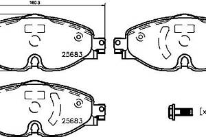 Тормозные колодки дисковые AUDI Q3 (F3N) / AUDI A1 (GBA) 2011-2022 г.