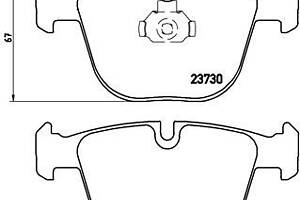 Тормозные колодки дисковые BMW 1 (E82) / BMW 5 (E60) 1991-2019 г.