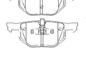 Тормозные колодки дисковые BMW 6 (E64) / BMW 5 (E60) 2001-2010 г.