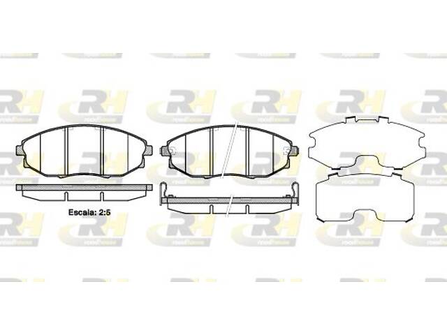 Тормозные колодки дисковые CHEVROLET NUBIRA 2004-2011 г.