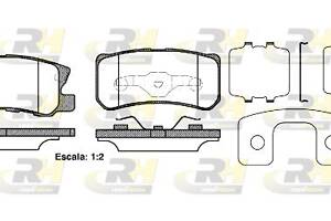 Тормозные колодки дисковые CHRYSLER 200 / DODGE AVENGER 2006-2017 г.