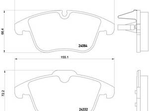 Тормозные колодки дисковые CITROEN C5 (RD_) 2002-2018 г.