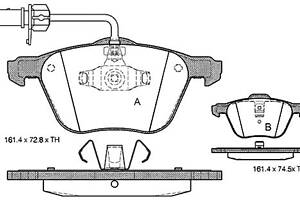 Тормозные колодки дисковые FORD GALAXY (WGR) 1995-2010 г.