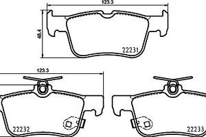 Тормозные колодки дисковые FORD KUGA (DFK) / FORD FOCUS (HP) 2012- г.