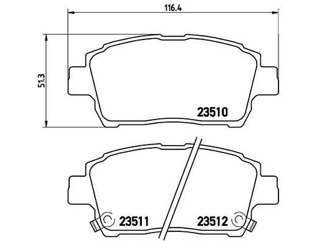 Тормозные колодки дисковые GEELY VISION / GEELY KINGKONG 1999-2015 г.