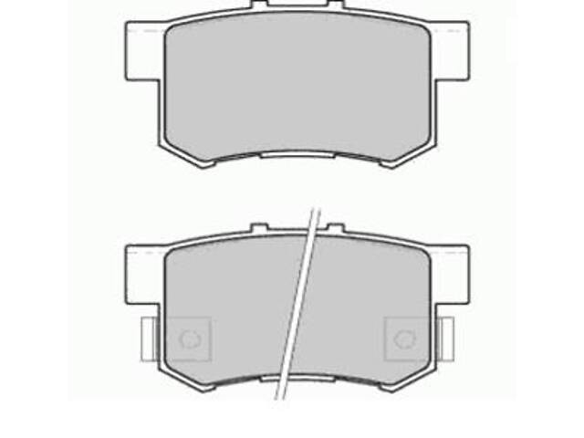 Тормозные колодки дисковые HONDA FR-V (BE) / HONDA CR-V (RD_) 1991-2012 г.