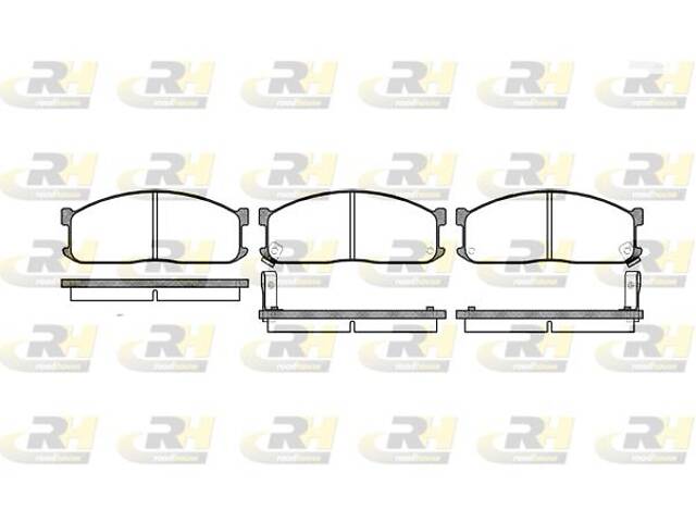 Тормозные колодки дисковые KIA BESTA / MAZDA E (SR2) 1978-2005 г.