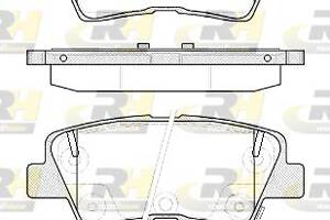 Тормозные колодки дисковые KIA CARENS / KIA RIO (UB) 2003-2020 г.