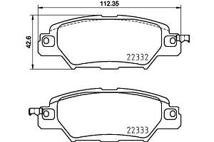 Тормозные колодки дисковые MAZDA CX-5 (KF) 2011-2017 г.