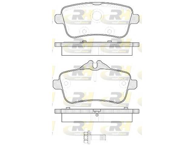 Тормозные колодки дисковые MERCEDES-BENZ SLK (R172) 2011-2020 г.