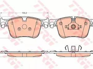 Тормозные колодки дисковые на 3008, 308, 508, C4 Picasso / Grand Picasso