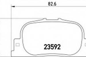 Гальмівні колодки дискові на 620, Camry, F3, FC, G3