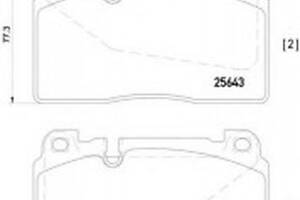 Тормозные колодки дисковые на A6, A7, Macan, Q5