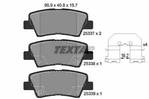 Гальмівні колодки дискові на Accent, Cadenza, Carens, Ceed, Elantra, Grandeur, I20, I30, I40, Optima, Picanto, Rio,. ..