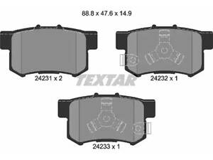 Тормозные колодки дисковые на Accord, CR-V, Crosstour, RDX