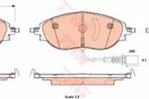 Гальмівні колодки дискові на Alhambra, Golf, Octavia, Passat, Passat B7, Passat CC, Sharan, Superb