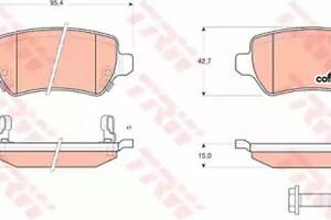 Тормозные колодки дисковые на Astra G, Astra H, Combo C, Corsa C, Meriva, Venga, Zafira A, Zafira B