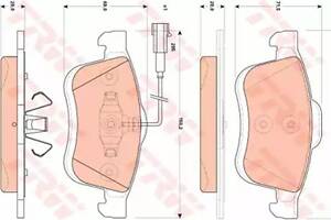 Тормозные колодки дисковые на Combo D, Delta, Doblo