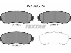 Тормозные колодки дисковые на CR-V, Crosstour, Haval, Hover, Odyssey, RDX