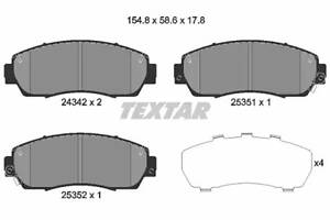 Тормозные колодки дисковые на CR-V, Crosstour, Haval, Hover, Odyssey, RDX