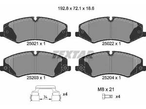 Тормозные колодки дисковые на Defender, Discovery, Range Rover, Range Rover Sport