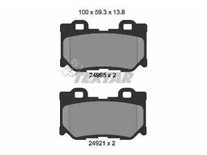 Тормозные колодки дисковые на FX, G, M, Q50, Q60