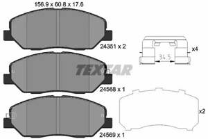 Тормозные колодки дисковые на Genesis, Korando, Mohave, Rexton, Santa Fe, Sorento