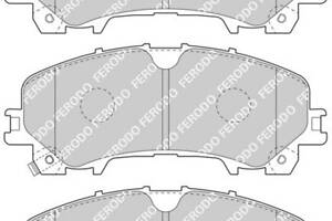 Тормозные колодки дисковые на Q50, Q60, Rogue, X-Trail