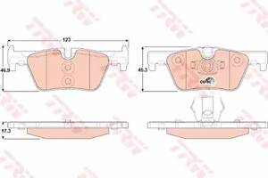 Тормозные колодки дисковые на Seria 1, Seria 2, Seria 3, Seria 4