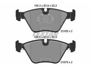 Тормозные колодки дисковые на Seria 3, X3