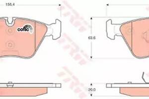 Тормозные колодки дисковые на Seria 3, X3