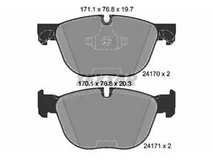 Тормозные колодки дисковые на X4, X5, X6