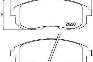 Тормозные колодки дисковые NISSAN CUBE (Z12) 2006-2014 г.