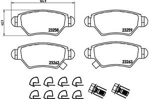 Тормозные колодки дисковые OPEL ASTRA G (T98) 1998-2009 г.