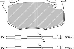 Тормозные колодки дисковые PEUGEOT 306 / CITROEN C15 1984-2006 г.