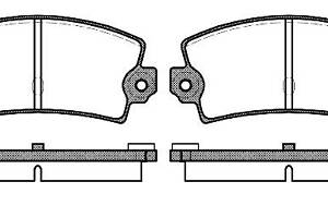 Тормозные колодки дисковые RENAULT 17 / MAZDA 3 (BK) 1969-2014 г.
